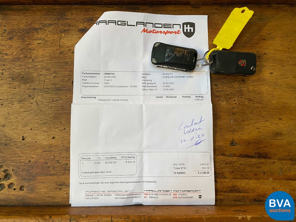 Porsche Cayenne 4.8 Turbo 500pk 2007 -Org. NL-, 56-XG-TV