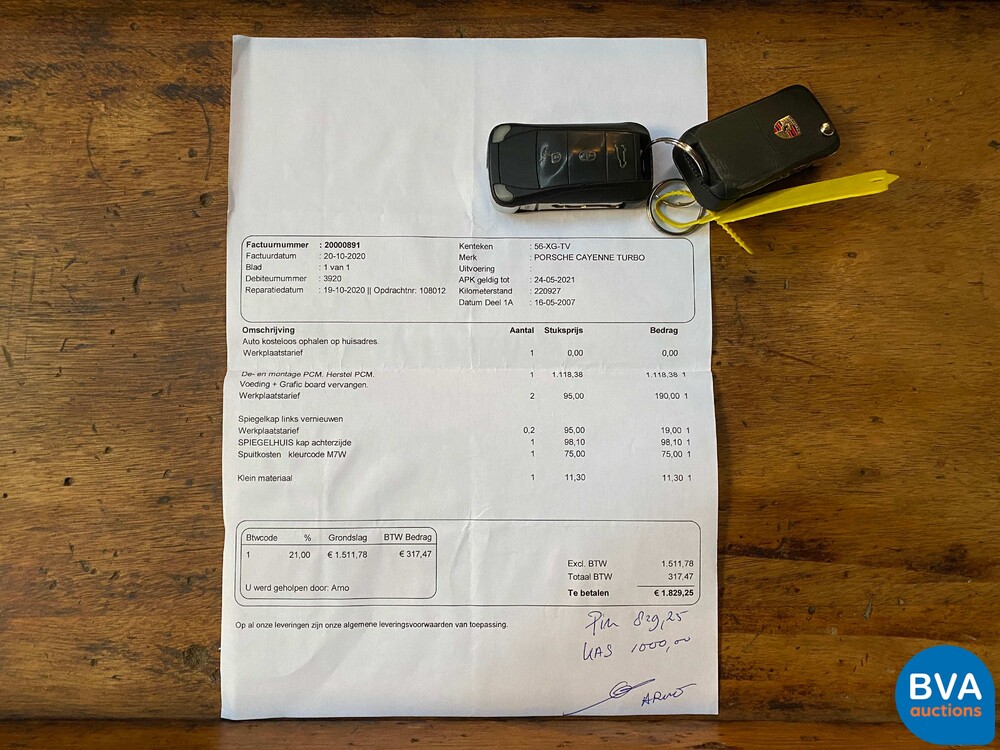 Porsche Cayenne 4.8 Turbo 500pk 2007 -Org. NL-, 56-XG-TV