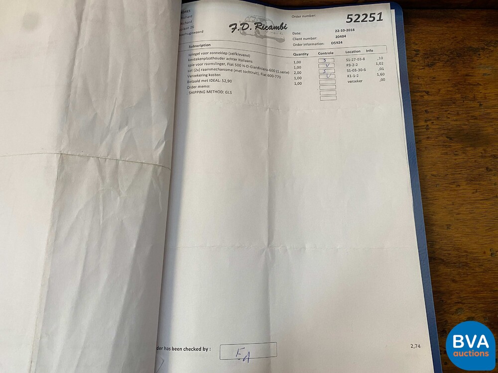 Fiat 600 L 29pk 1972, 91-02-TD