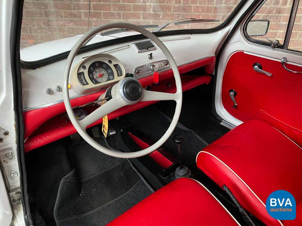 Fiat 600 L 29pk 1972, 91-02-TD