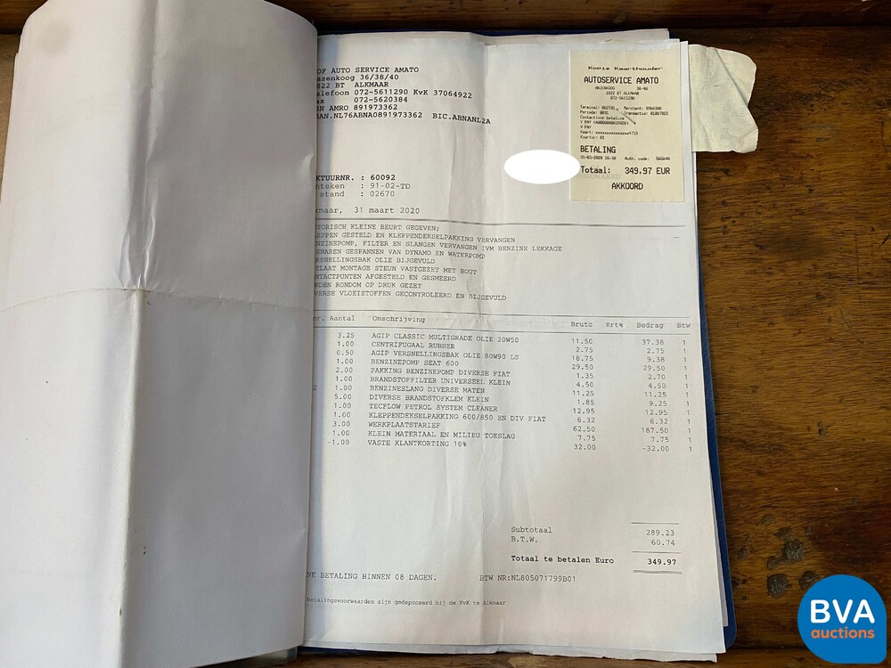 Fiat 600 L 29pk 1972, 91-02-TD