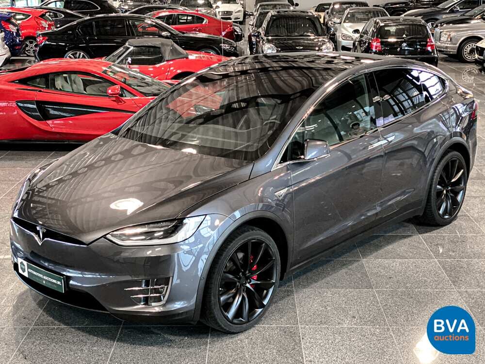 Tesla Model X 90D Performance 7-Sitzer -Org. NL-473 PS 2016, KH-456-R.