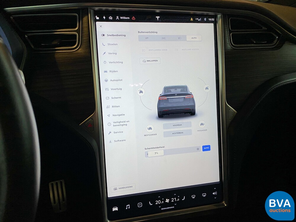 Tesla Model X 90D Performance 7-Sitzer -Org. NL-473 PS 2016, KH-456-R.