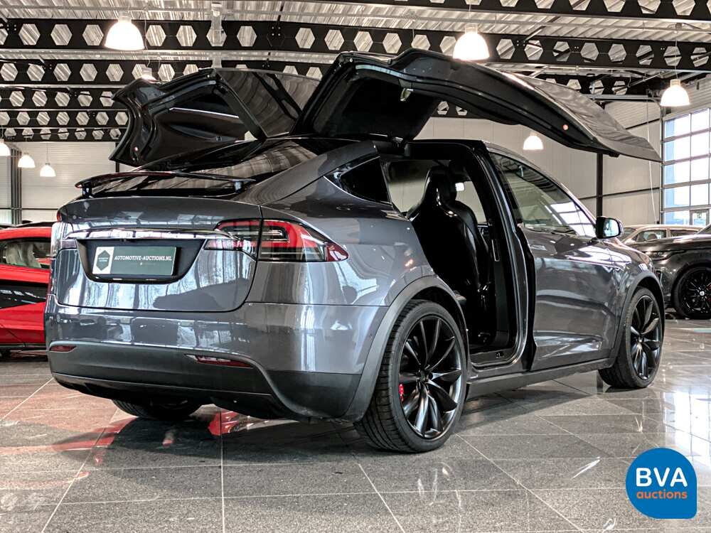 Tesla Model X 90D Performance 7-Sitzer -Org. NL-473 PS 2016, KH-456-R.