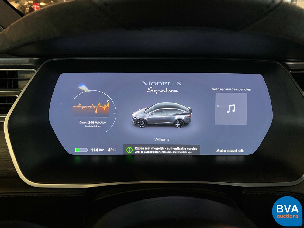 Tesla Model X 90D Performance 7-Sitzer -Org. NL-473 PS 2016, KH-456-R.