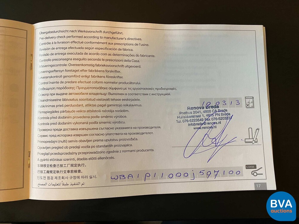 BMW 114i M-Sport 1er-Reihe 102PS 2013 -Org. NL-, 1-KDD-61.