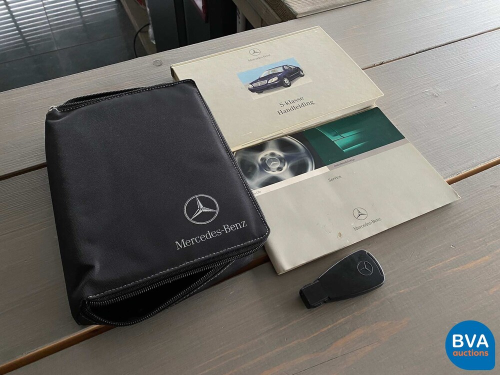 Mercedes-Benz S500 Lang S-Klasse 500 306pk 2001-Org NL-, 55-GZ-JD.