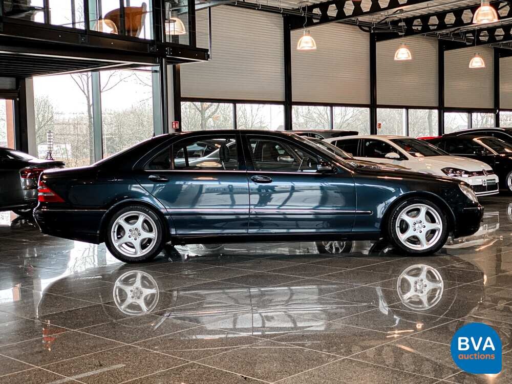 Mercedes-Benz S500 Lang S-Klasse 500 306pk 2001-Org NL-, 55-GZ-JD.