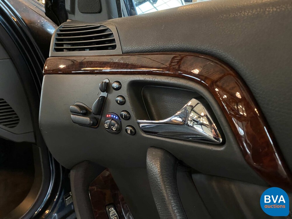 Mercedes-Benz S500 Lang S-Klasse 500 306pk 2001-Org NL-, 55-GZ-JD.