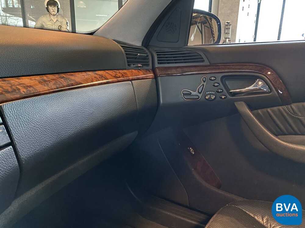 Mercedes-Benz S500 Lang S-Klasse 500 306pk 2001-Org NL-, 55-GZ-JD.