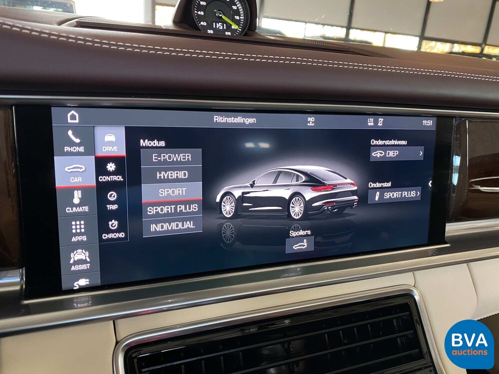 Porsche Panamera 4 E-Hybrid Executive (LWB) Sportchrono 462pk 2.9 V6 2018 MJ -Org NL-.