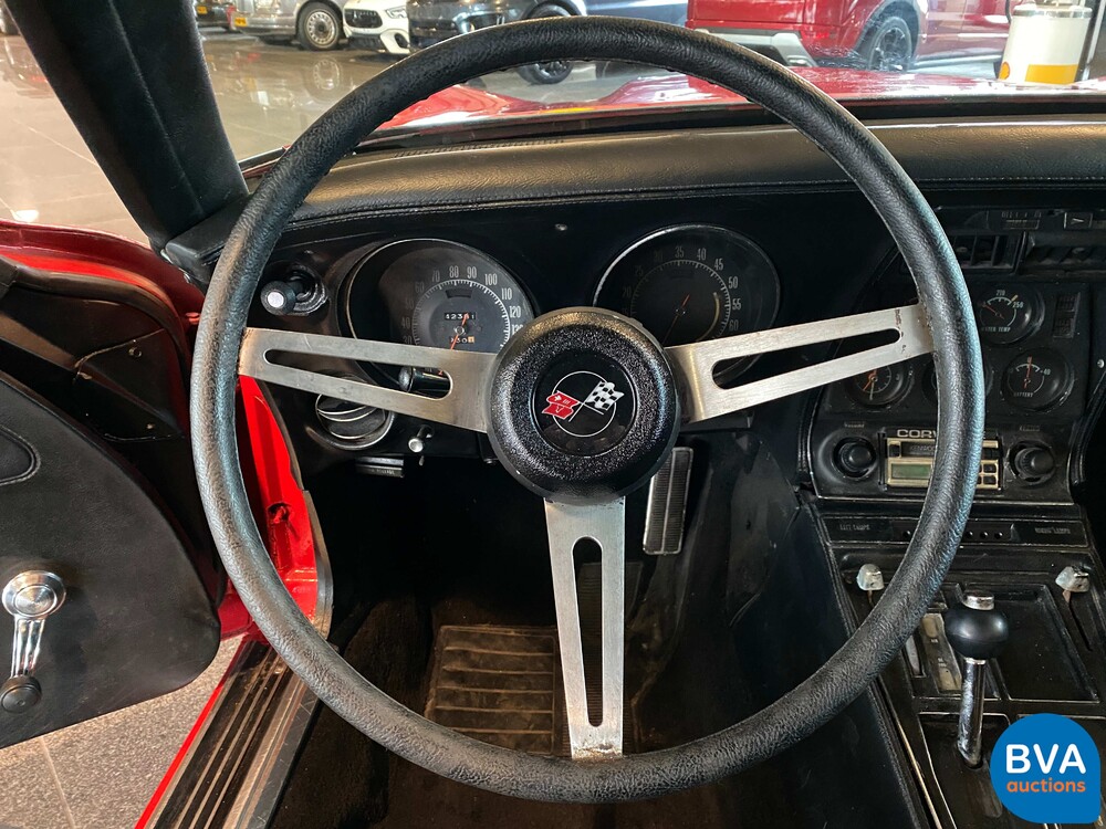 Chevrolet Corvette C3 Cabrio Chromstoßstange 210 PS 1970.