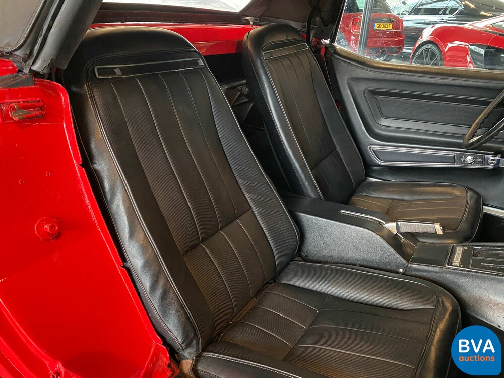 Chevrolet Corvette C3 Cabrio Chromstoßstange 210 PS 1970.