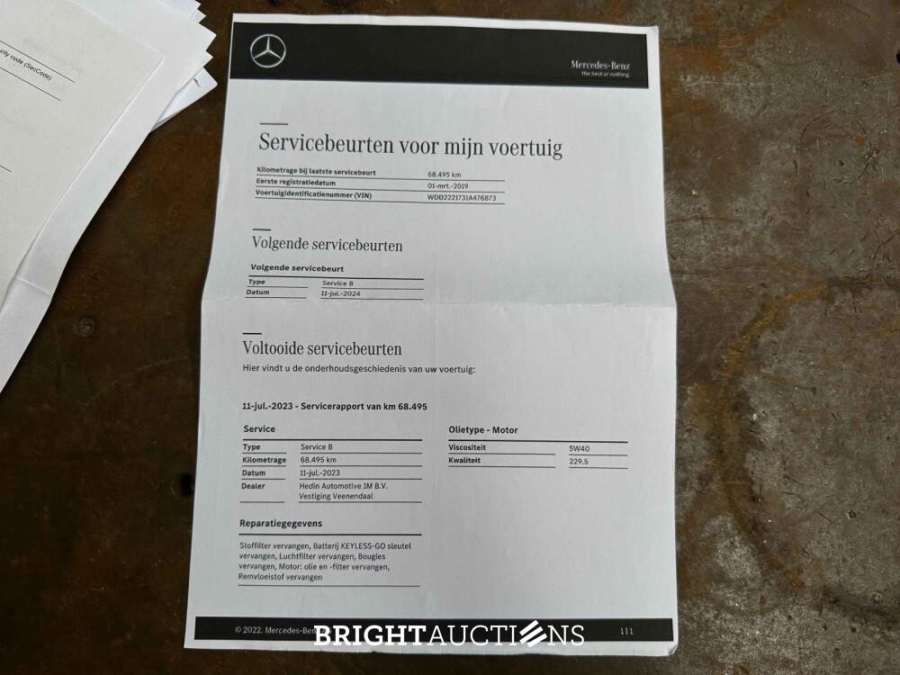 Mercedes-Benz S560e Lang AMG Premium 3.0 V6 469pk 2019 S-Klasse, J-049-NF