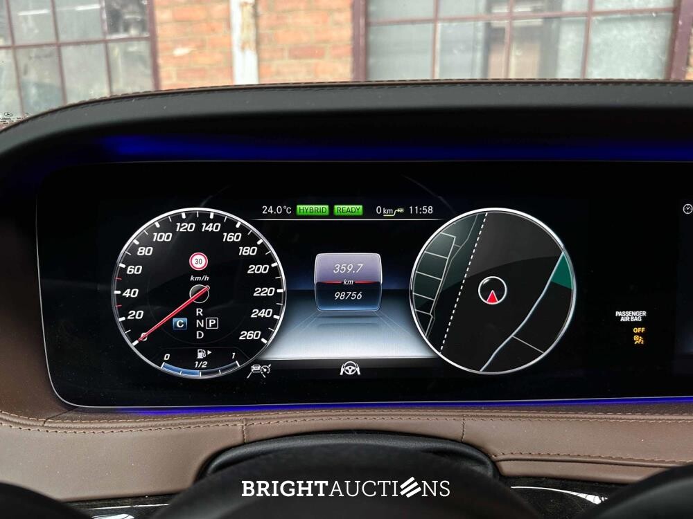 Mercedes-Benz S560e Lang AMG Premium 3.0 V6 469pk 2019 S-Klasse, J-049-NF
