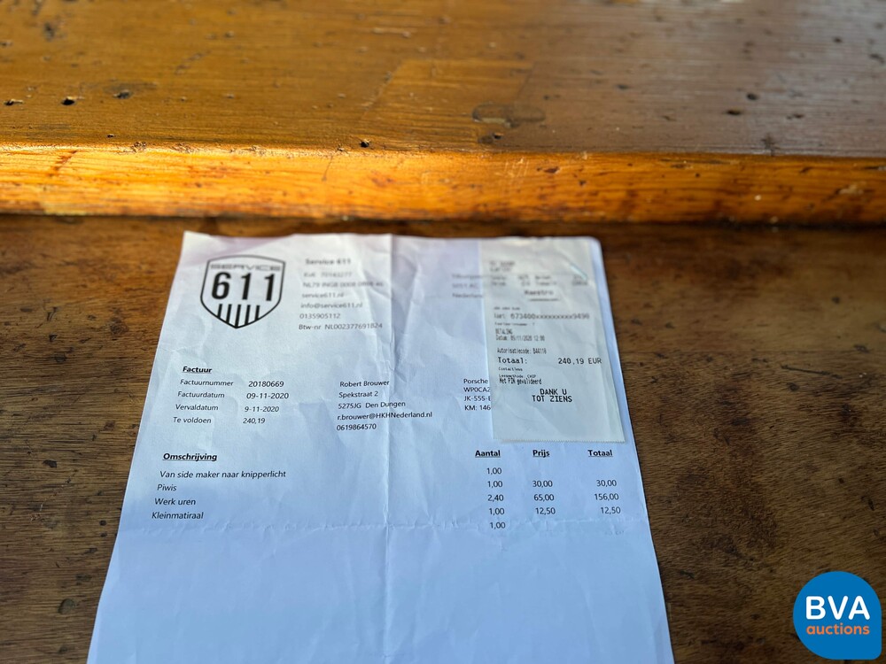 Porsche 911 Carrera 2 Cabriolet 996 301pk 1999, JK-555-B.