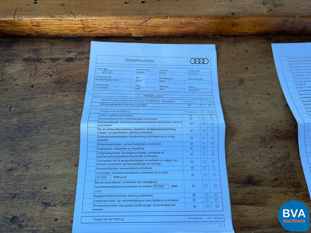 Audi E-tron 55 Quattro advanced Pro Line Plus 360PS 2019 -Org. NL-, ZF-702-T.