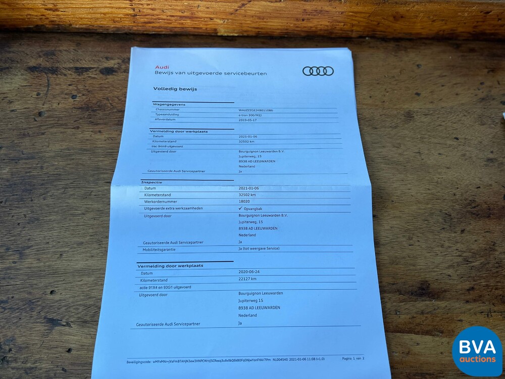 Audi E-tron 55 Quattro advanced Pro Line Plus 360PS 2019 -Org. NL-, ZF-702-T.