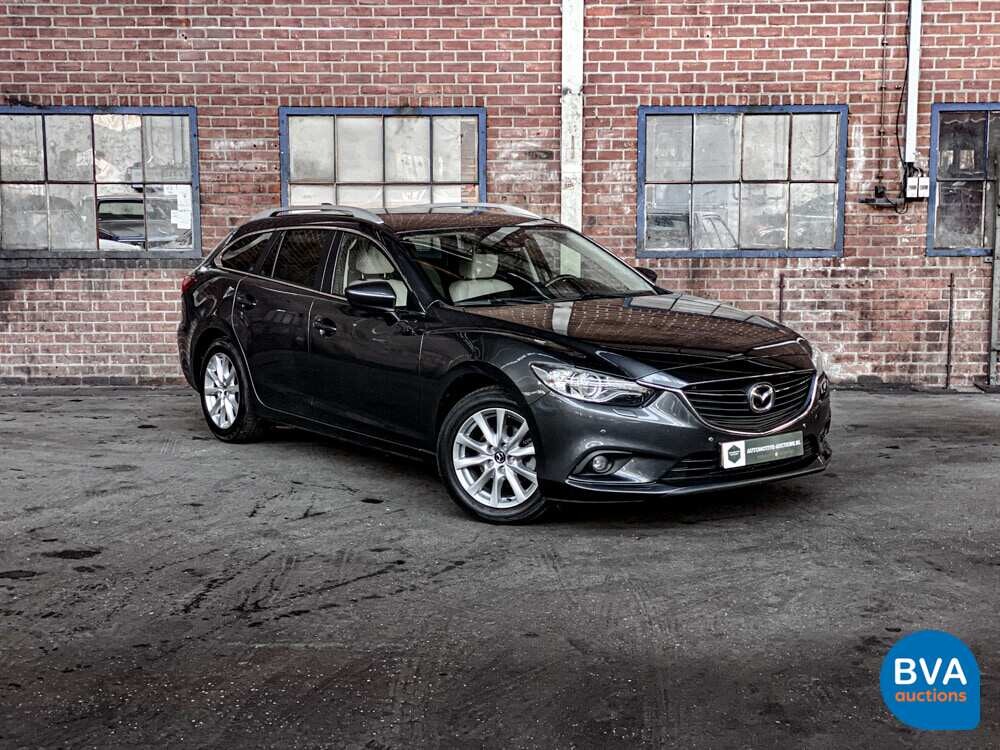 Mazda6 Sportbreak 2.2D Skyactiv-D Skylease+ 2014-Org. NL-, 5-TVL-28.