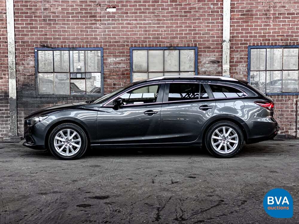 Mazda6 Sportbreak 2.2D Skyactiv-D Skylease+ 2014-Org. NL-, 5-TVL-28.