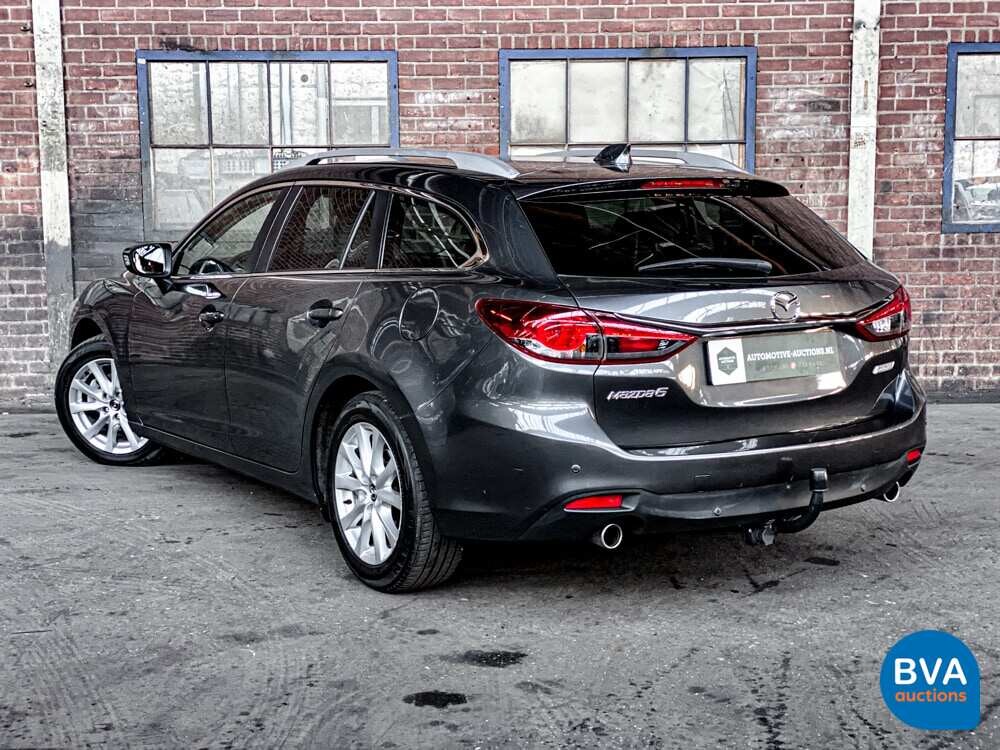 Mazda6 Sportbreak 2.2D Skyactiv-D Skylease+ 2014-Org. NL-, 5-TVL-28.