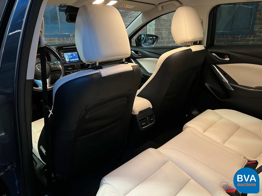 Mazda6 Sportbreak 2.2D Skyactiv-D Skylease+ 2014-Org. NL-, 5-TVL-28.