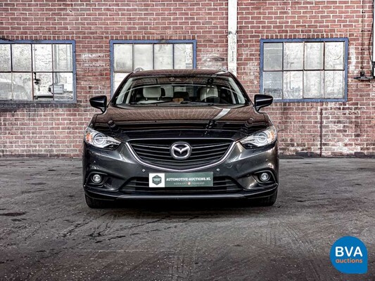 Mazda6 Sportbreak 2.2D Skyactiv-D Skylease+ 2014-Org. NL-, 5-TVL-28.