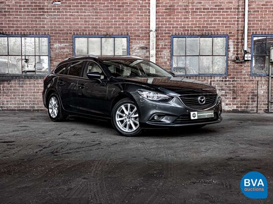 Mazda6 Sportbreak 2.2D Skyactiv-D Skylease+ 2014-Org. NL-, 5-TVL-28.