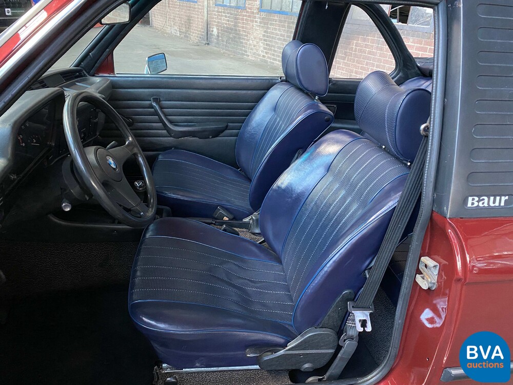 BMW 320i E21 Type 1 Baur 3-series 122pk 1978, NK-01-JZ.