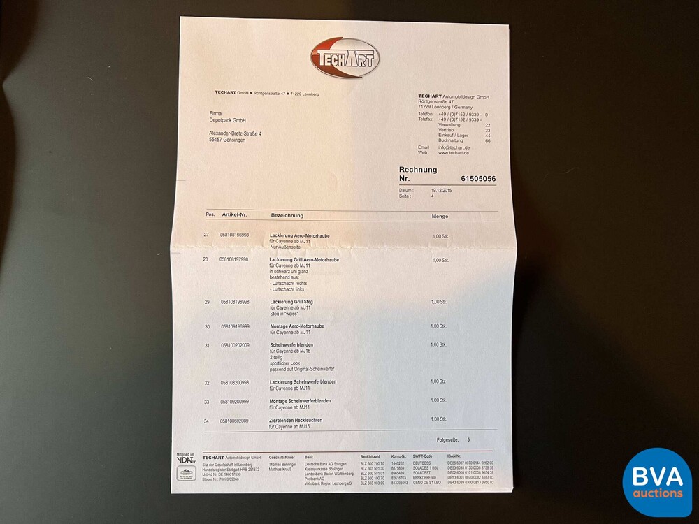 Porsche Cayenne TECHART MAGNUM 720hp 4.8 Turbo S FACELIFT 2015, H-549-GX.