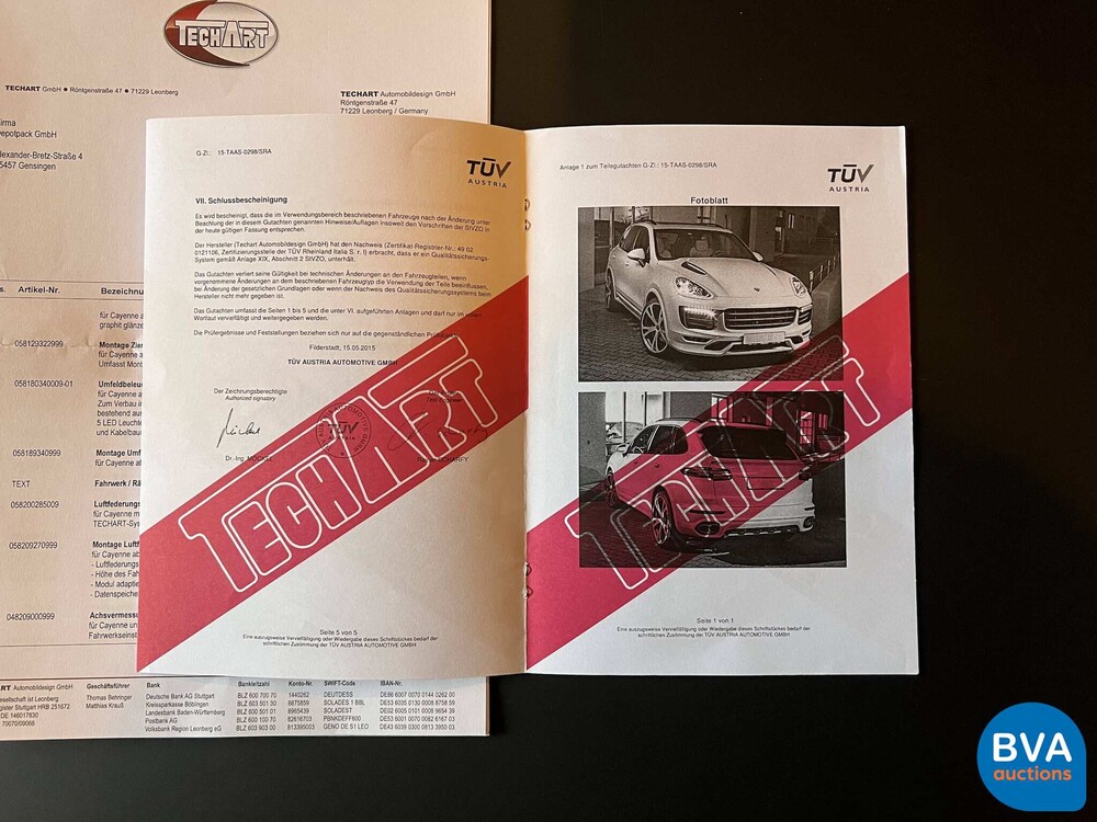 Porsche Cayenne TECHART MAGNUM 720hp 4.8 Turbo S FACELIFT 2015, H-549-GX.
