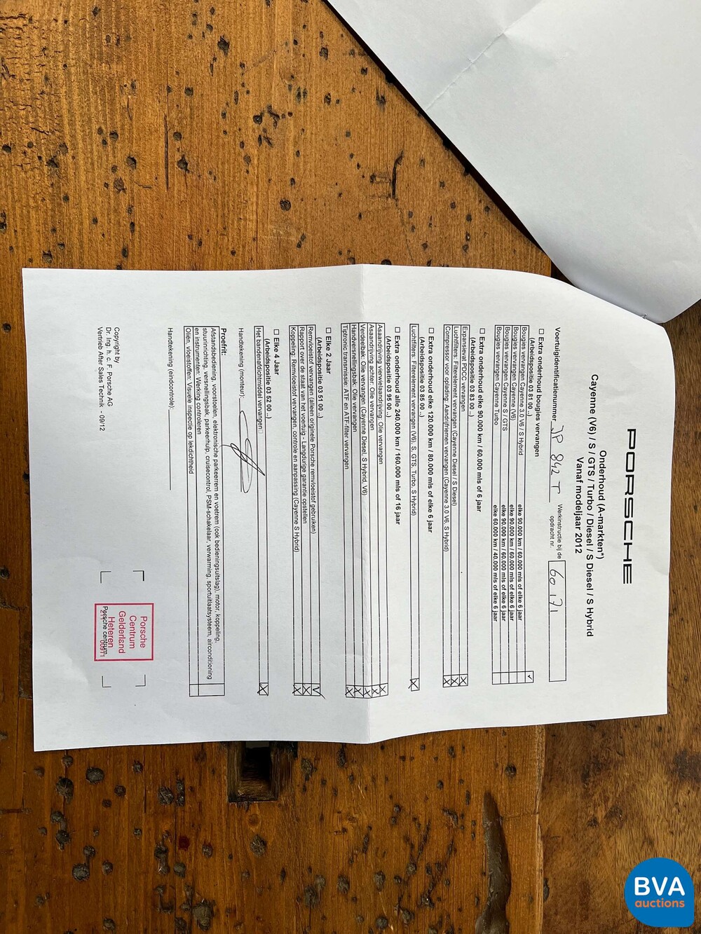 Porsche Cayenne S4.8 Sportchrono 400 PS 2013, JP-842-T.