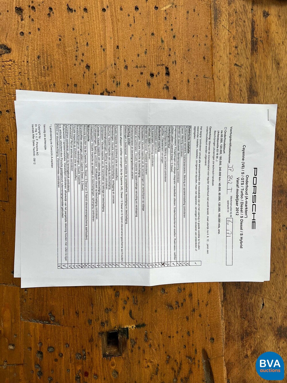 Porsche Cayenne S4.8 Sportchrono 400 PS 2013, JP-842-T.