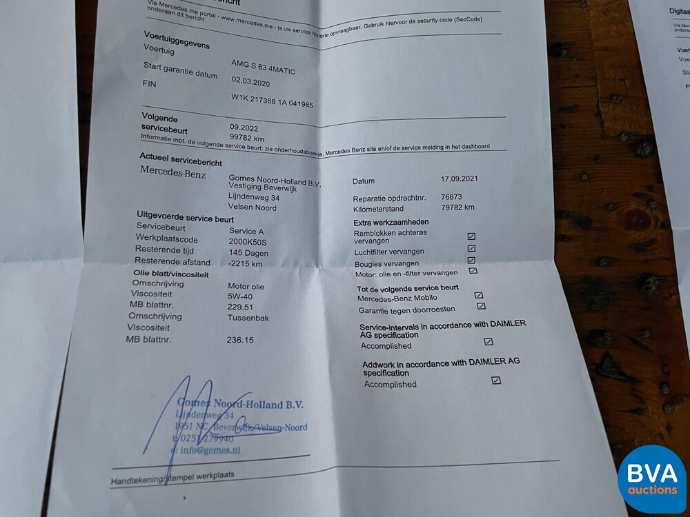 Mercedes-Benz S63 AMG Coupé 4Matic+ 612pk 2020 -Org. NL-, H-270-DR