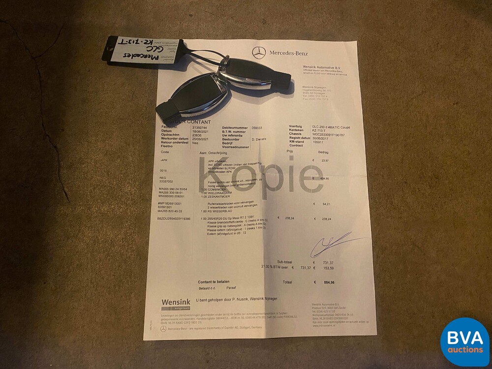 Mercedes-Benz GLC250d Coupe AMG 4Matic Edition 1 204pk 2017 -Org. NL-, KZ-713-T.
