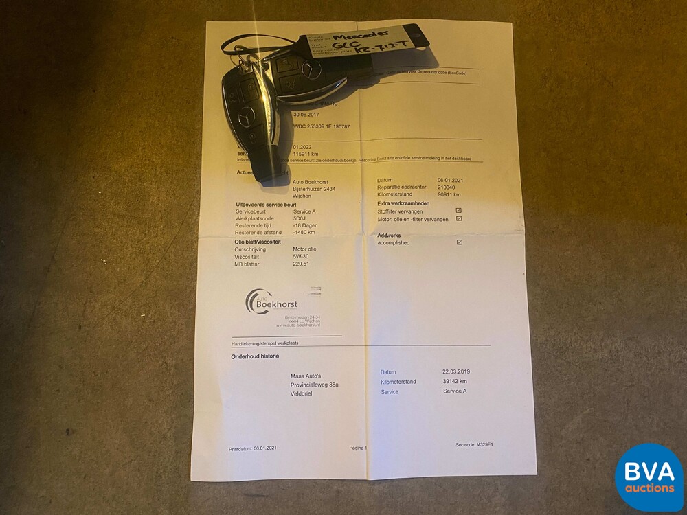 Mercedes-Benz GLC250d Coupe AMG 4Matic Edition 1 204pk 2017 -Org. NL-, KZ-713-T.