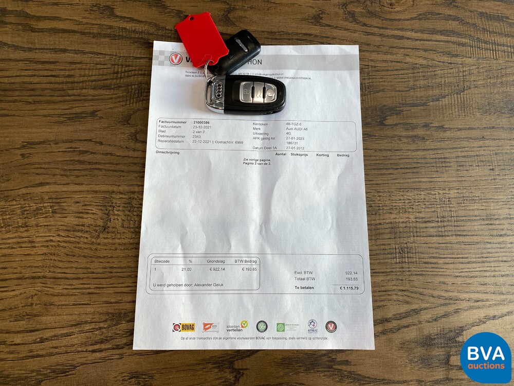 Audi A6 3.0 TFSI quattro Pro Line Plus 299PS 2012 -Org. NL-, 48-TGZ-5.