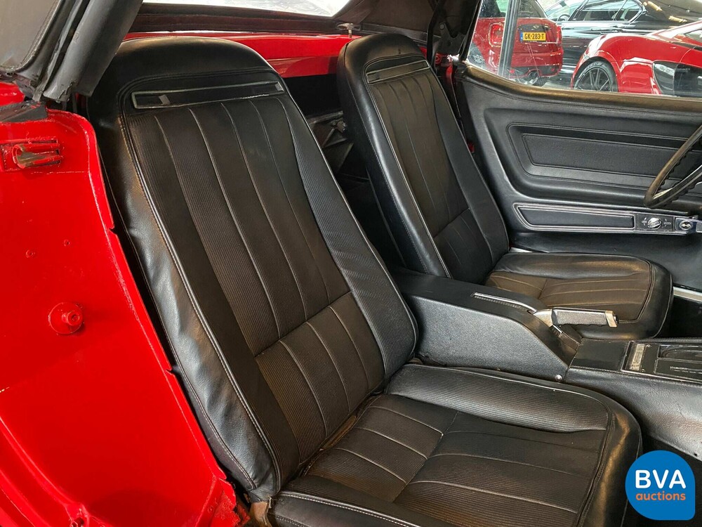 Chevrolet Corvette C3 Cabrio Chromstoßstange 210 PS 1970.