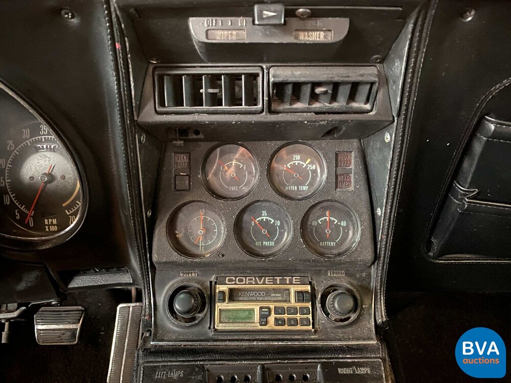 Chevrolet Corvette C3 Cabrio Chromstoßstange 210 PS 1970.