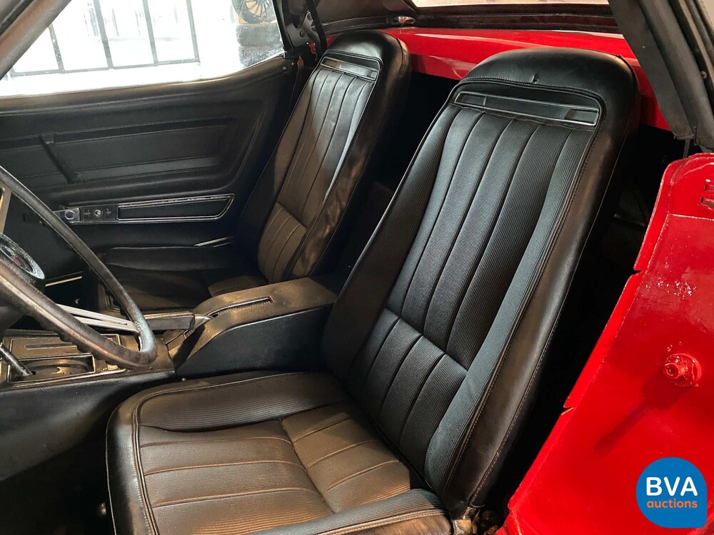 Chevrolet Corvette C3 Cabrio Chromstoßstange 210 PS 1970.