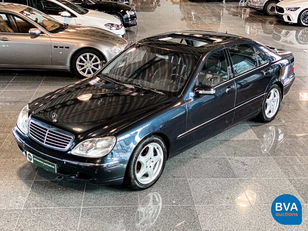 Mercedes-Benz S500 Lang S-Klasse 500 306pk 2001-Org NL-, 55-GZ-JD.