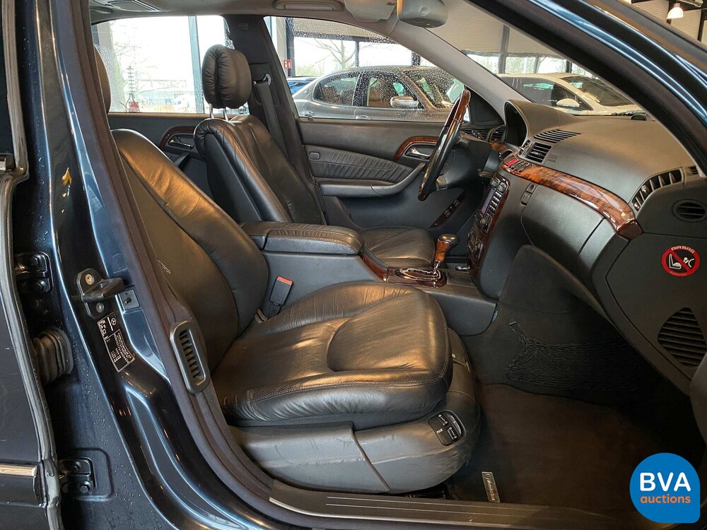 Mercedes-Benz S500 Lang S-Klasse 500 306pk 2001-Org NL-, 55-GZ-JD.