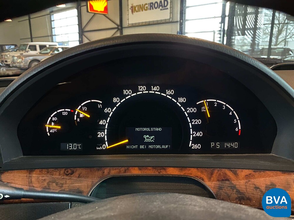 Mercedes-Benz S500 Lang S-Klasse 500 306pk 2001-Org NL-, 55-GZ-JD.