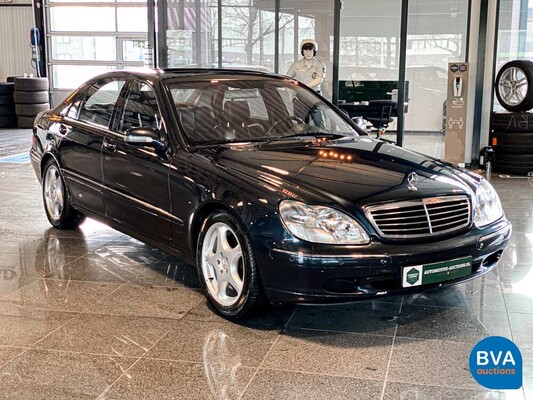 Mercedes-Benz S500 Lang S-Klasse 500 306pk 2001-Org NL-, 55-GZ-JD.