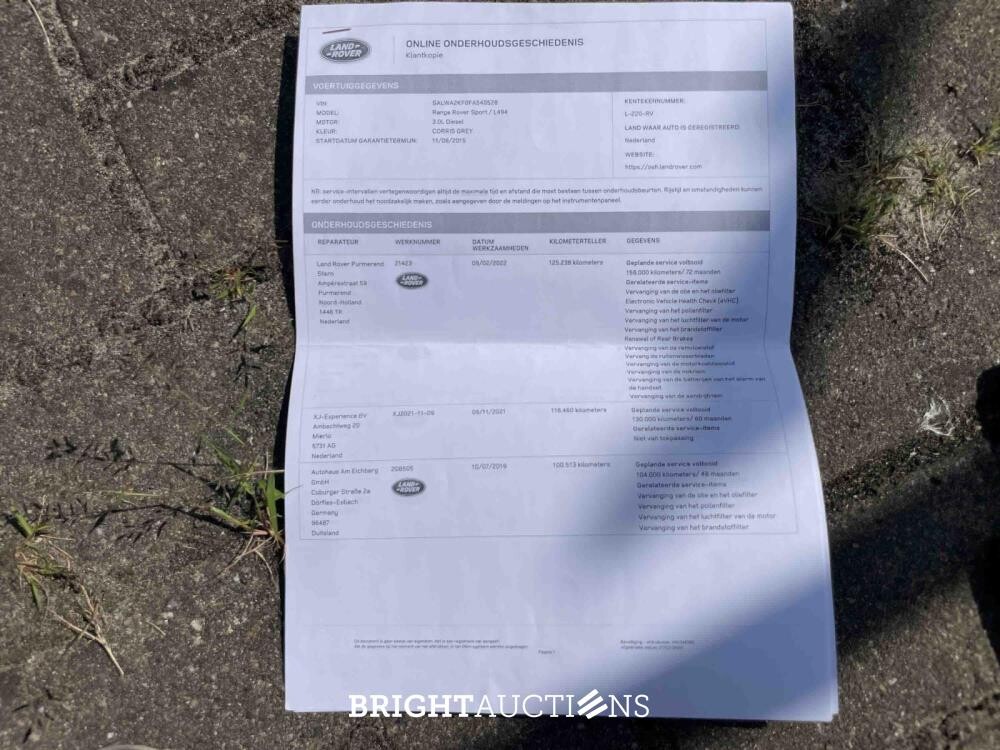 Land Rover Range Rover Sport 3.0 SDV6 HSE Dynamic 306pk 20215, L-220-RV