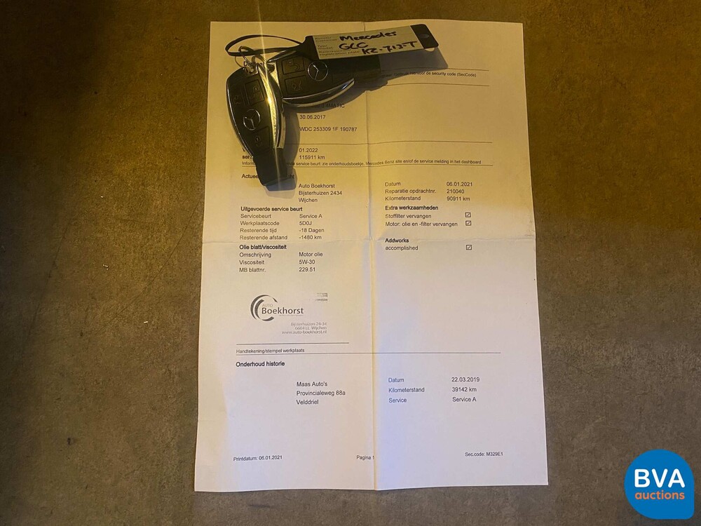 Mercedes-Benz GLC250d Coupe AMG 4Matic Edition 1 204pk 2017 -Org. NL-, KZ-713-T