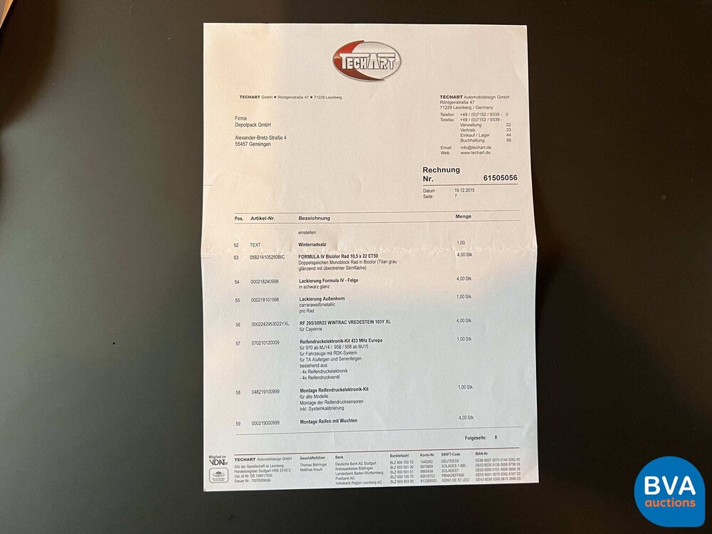 Porsche Cayenne TECHART MAGNUM 720 PS 4.8 Turbo S FACELIFT 2015, H-549-GX.