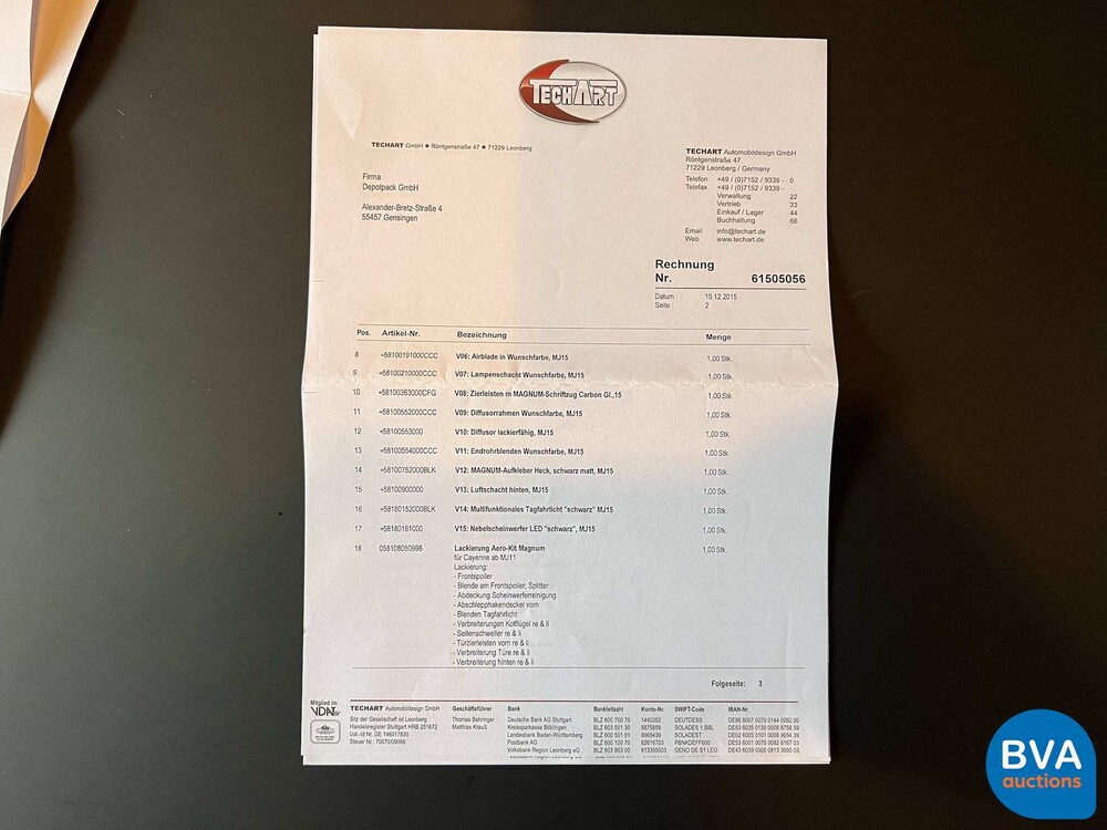 Porsche Cayenne TECHART MAGNUM 720 PS 4.8 Turbo S FACELIFT 2015, H-549-GX.