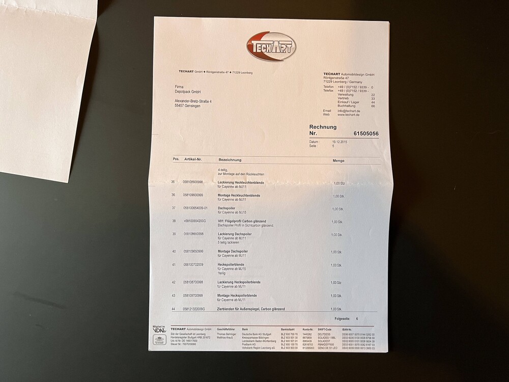 Porsche Cayenne TECHART MAGNUM 720 PS 4.8 Turbo S FACELIFT 2015, H-549-GX.