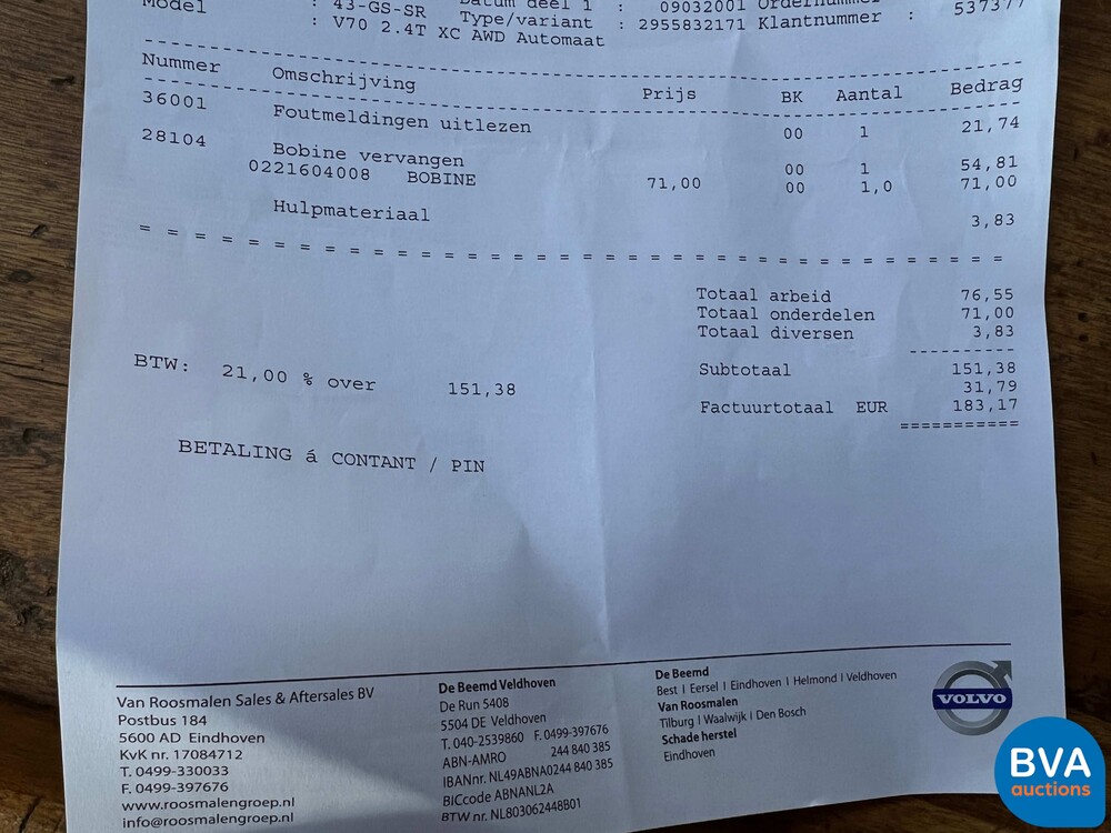 Volvo V70 Cross Country 200 PS 2001, 43-GS-SR.